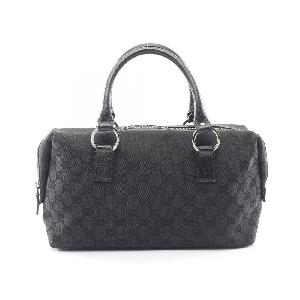 Gucci Joy GG Canvas Leather Satchel Black